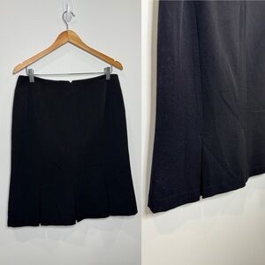 Rafaella Casual Black Midi Skirt (Sz 10)